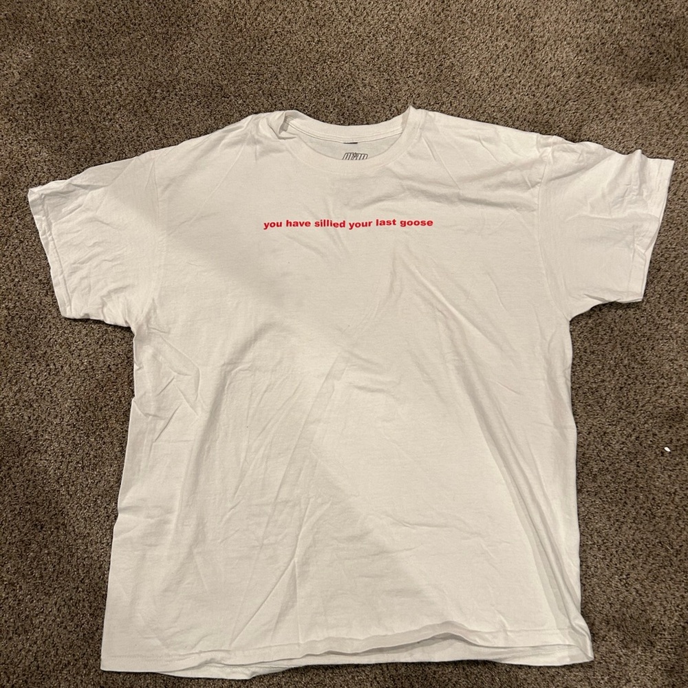 White Graphic Men's T-Shirt